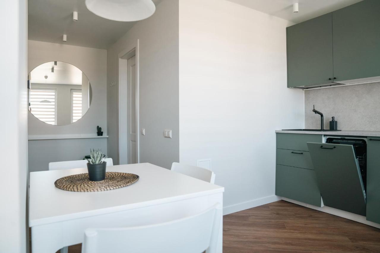 Grey Green Studio Apartment Birštonas Exterior foto